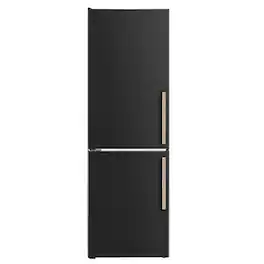 Forno Appliances - Custodia 10.3 Cu. Ft. 24" Counter-Depth Bottom Freezer Refrigerator with Left-Hinge Door and Total No Frost - Black