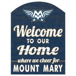 Jardine - Mount Mary Angels 16" x 22" Indoor/Outdoor Marquee Sign - Blue