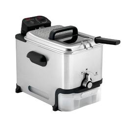 T-Fal - 3.5L Electric Deep Fryer, Stainless Steel - Silver