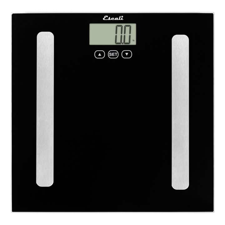 Escali - Complete Health Body Composition Scale - Black