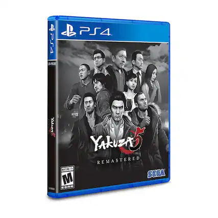 PS4 LR-PXXX PS4 Yakuza 5 REMASTERED MATURE 17+ SEGA M ESRB - M (Mature 17+)
