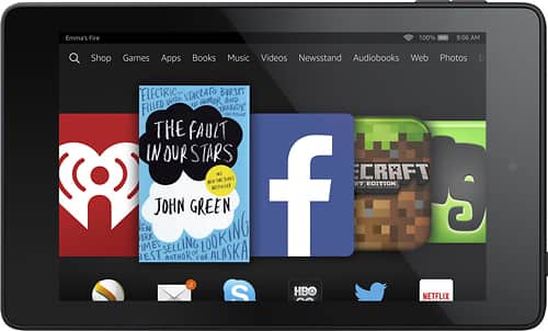  Amazon - Fire HD - 6&quot; - 16GB - Black