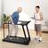 Alt View 7. Redliro - Redliro Walking Treadmill for Seniors, 300 lbs Capacity, Easy Walk Exercise Machine for Home Use - Black.
