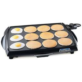 Presto - 07046 Electric Griddle Big With Tilt Cool-Touch - Black