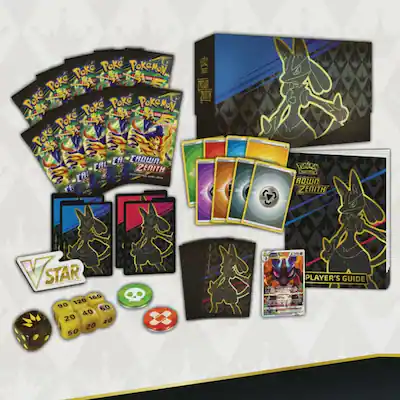 Pokmon Pokemon TCG: Crown Zenith Elite Trainer Box (Lucario) - Best Buy Pokmon Pokemon TCG: Crown Zenith Elite Trainer Box (Lucario) - Best Buy