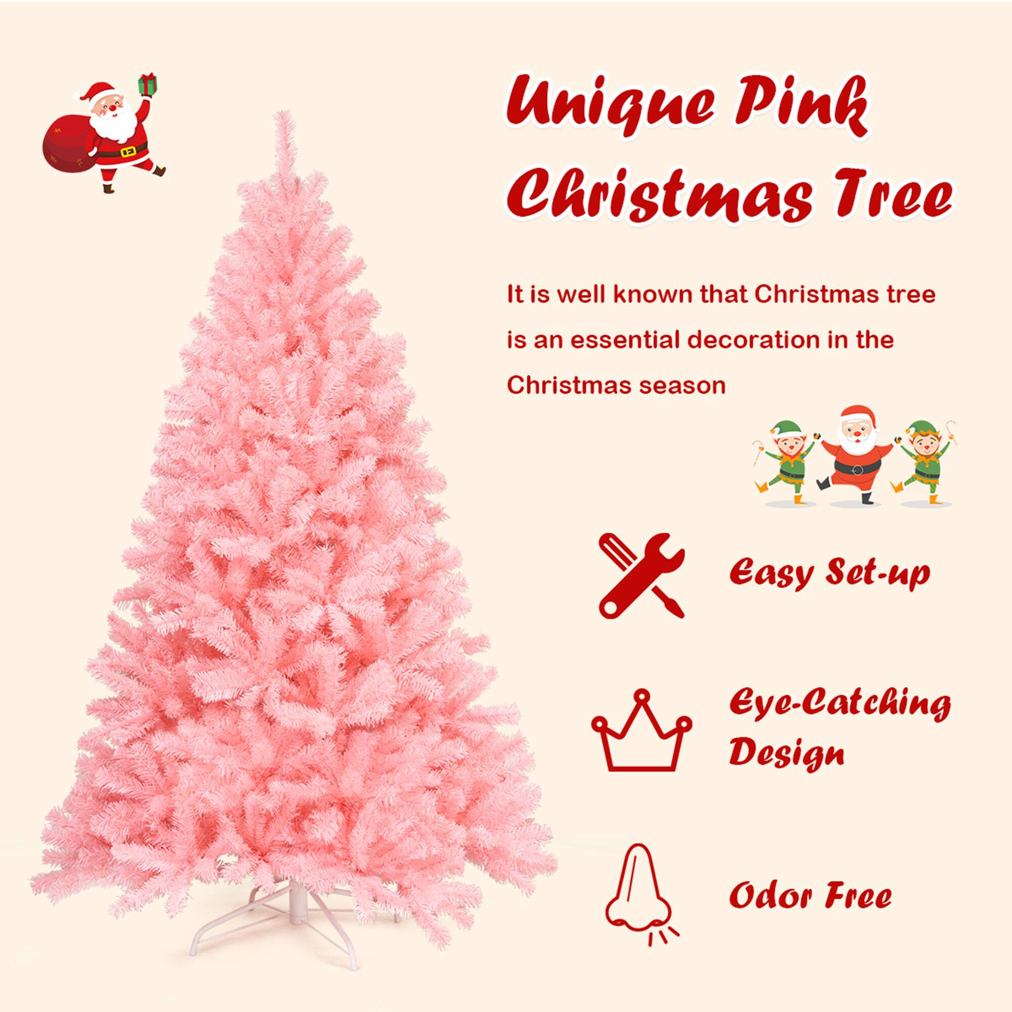 Unique Pink Christmas Tree

It is well known that Christmas tree is an essential decoration in the Christmas season

Easy Set-up

Eye-Catching Design

Odor Free