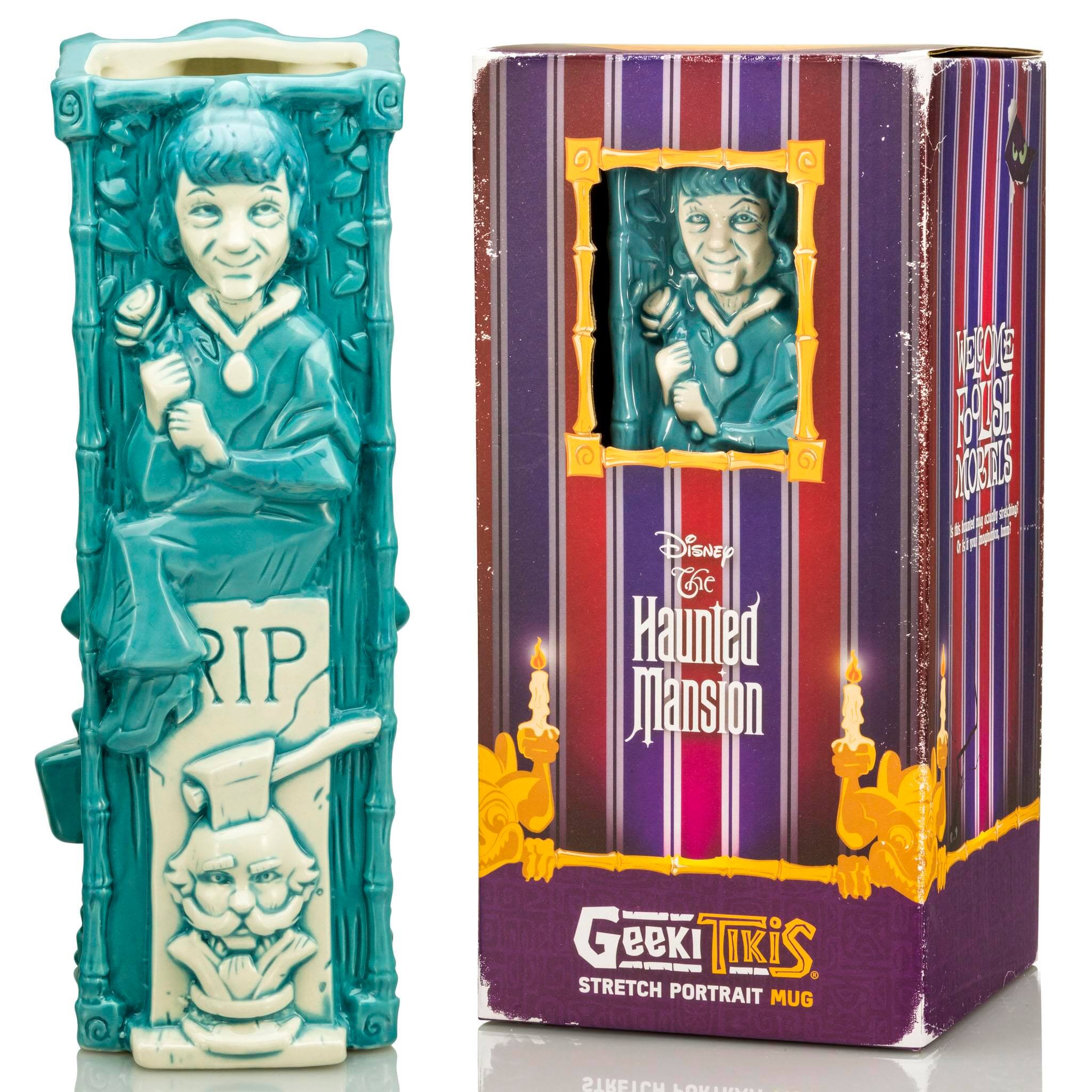 RIP Disney The Haunted Mansion  
Welcome to the Haunted Mansion  
Geeki Tikis Stretch Portrait Mug  
S1KC LAUSIRA