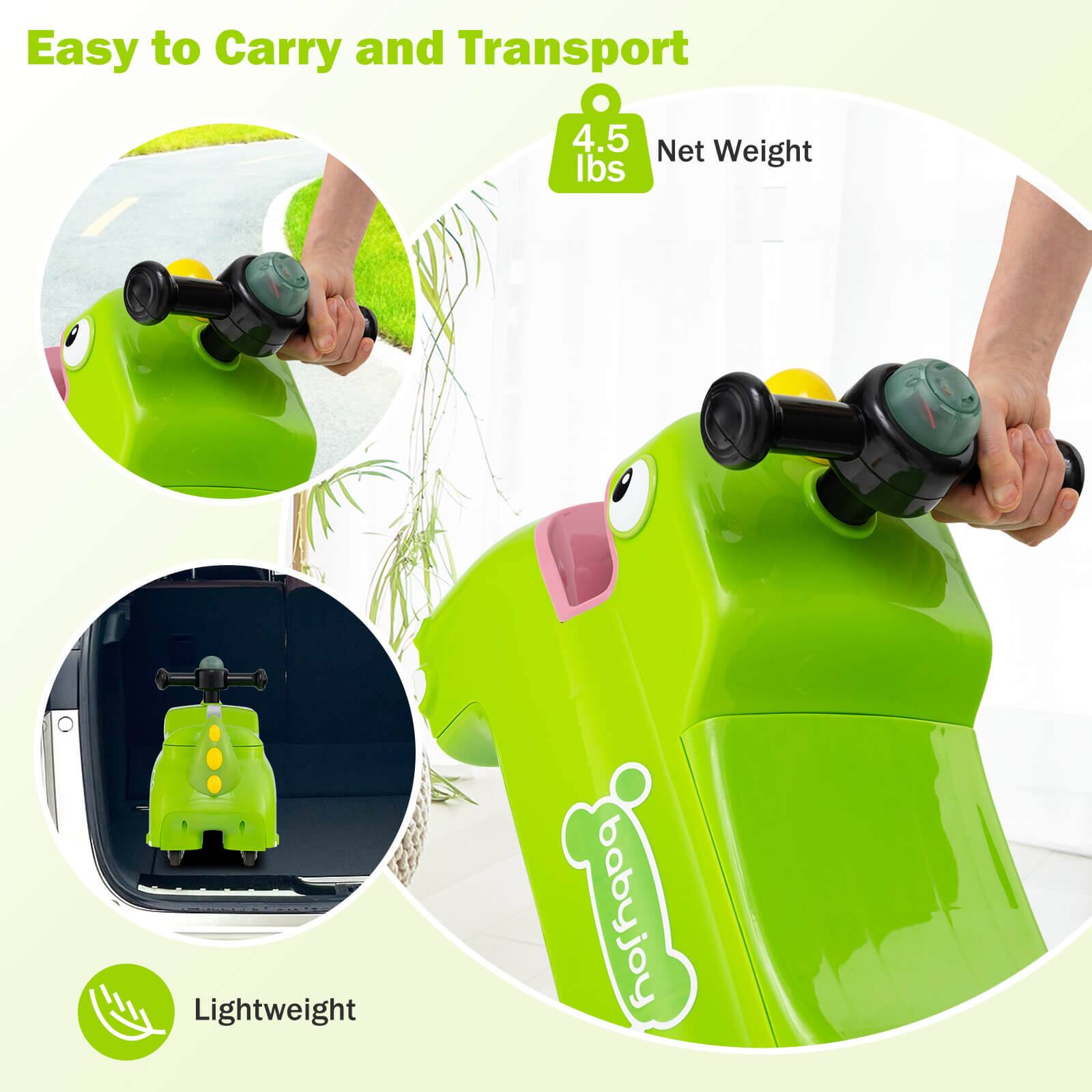 Easy to Carry and Transport  
4.5 lbs Net Weight  
Lightweight  
babyjoy