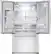 Alt View Standard 1. Samsung - 22.5 Cu. Ft. Counter-Depth French Door Refrigerator with Thru-the-Door Ice and Water - White.