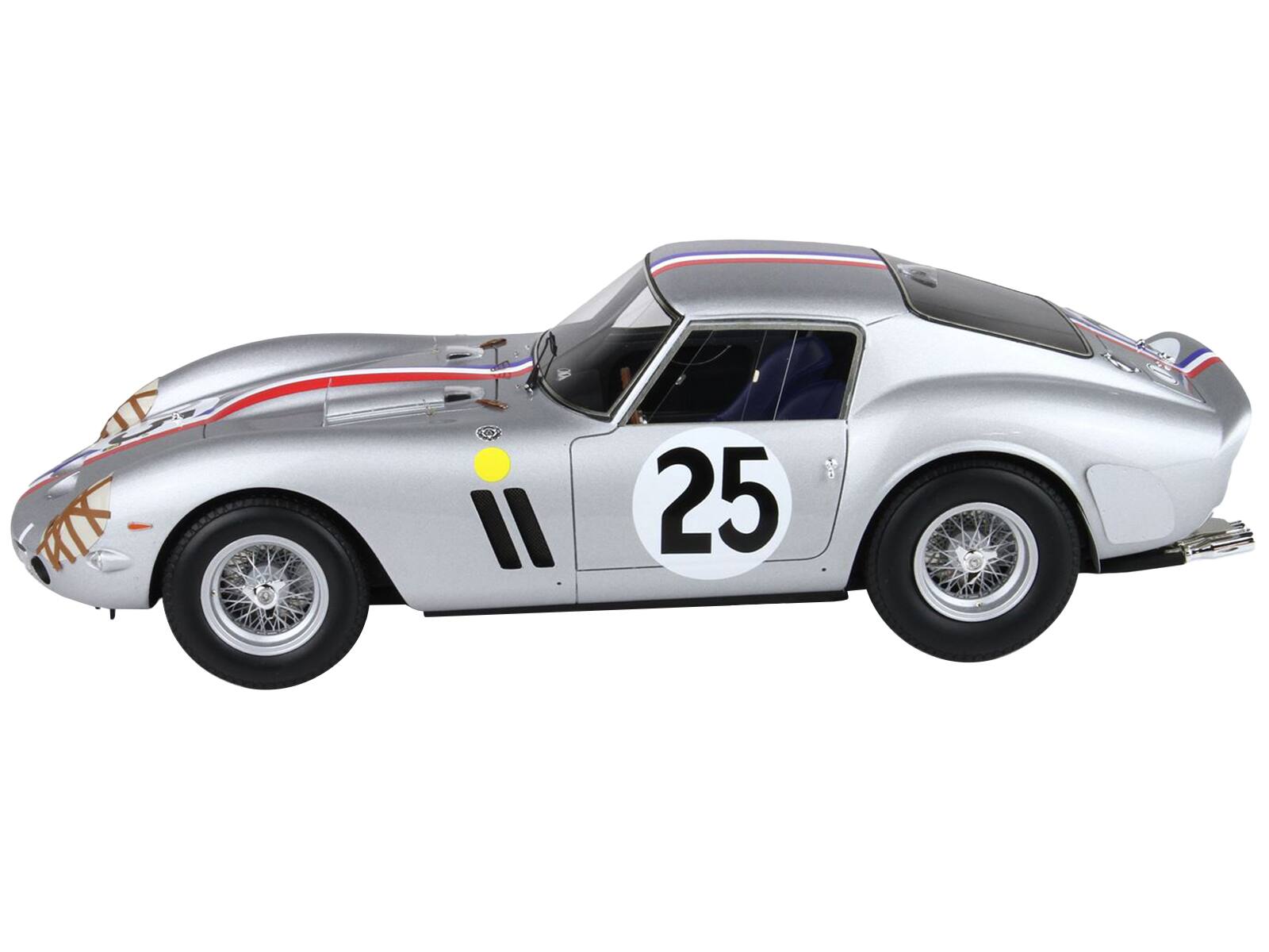 Alt View 2. BBR - Ferrari 250 GTO #25 Elde - Pierre Dumay "24 Hours of Le Mans" (1963) w/DISPLAY CASE Ltd Ed 90 pcs 1/18 Model Car by BBR.