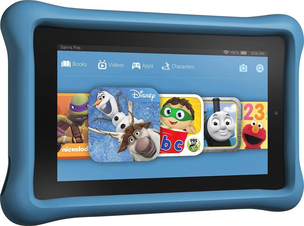 Customer Reviews Amazon Fire HD Kids Edition 6" 8GB Black/Blue