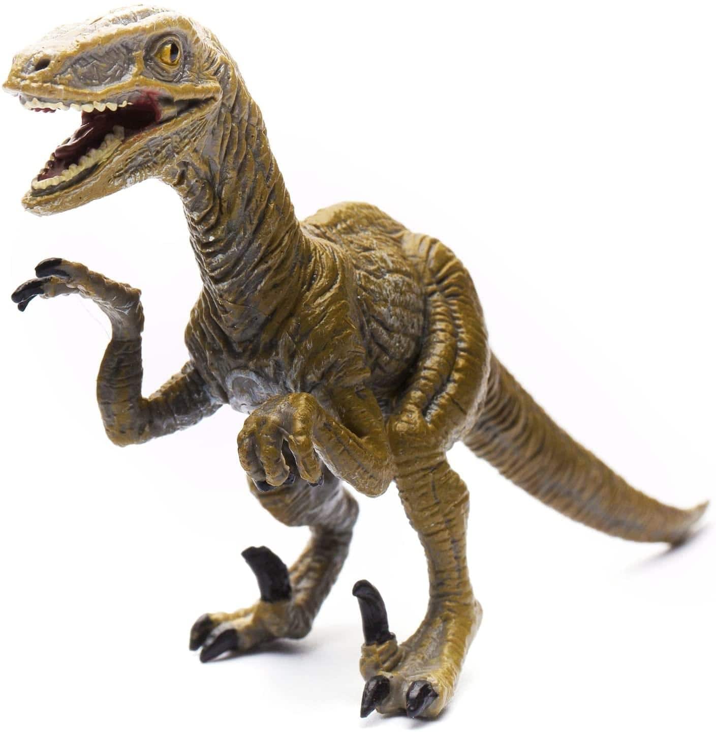 Breyer Animal Creations - CollectA Prehistoric Life Collection Miniature Figure | Velociraptor - Brown