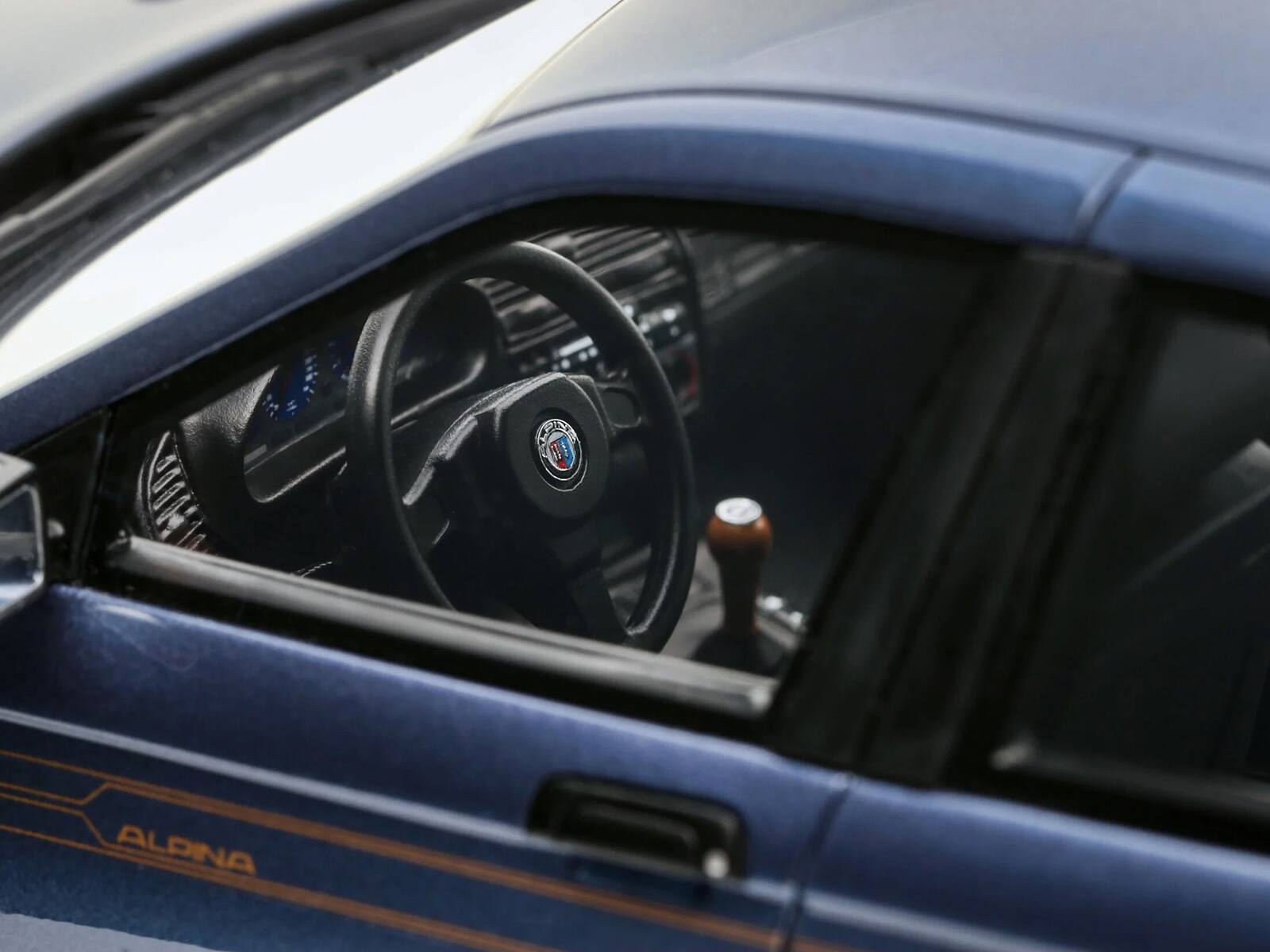Alt View 1. Otto Mobile - 1992 BMW Alpina B6 2.8 Alpina Blue Metallic Limited Edition to 2500 pieces Worldwide 1/18 Model Car by Otto Mobile.