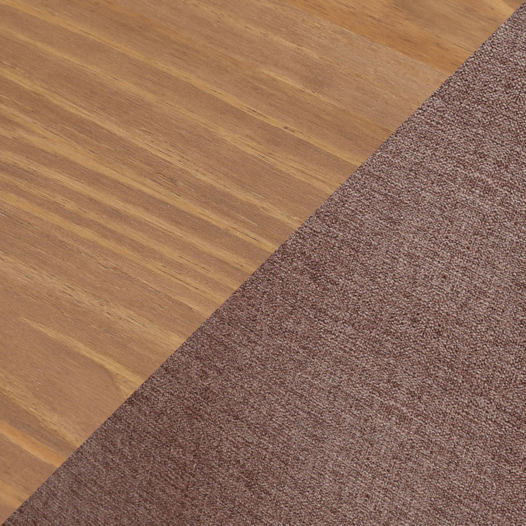 Alt View 7. Grain & Grove - Crew Upholstered Dining Chair (2 pack), Pecan/Coffee - Pecan/Coffee.