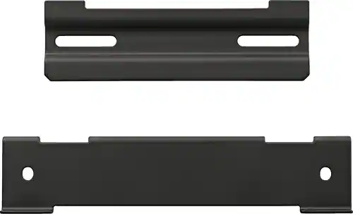 Front. Bose - Solo 5 Soundbar Wall mount kit - Black.