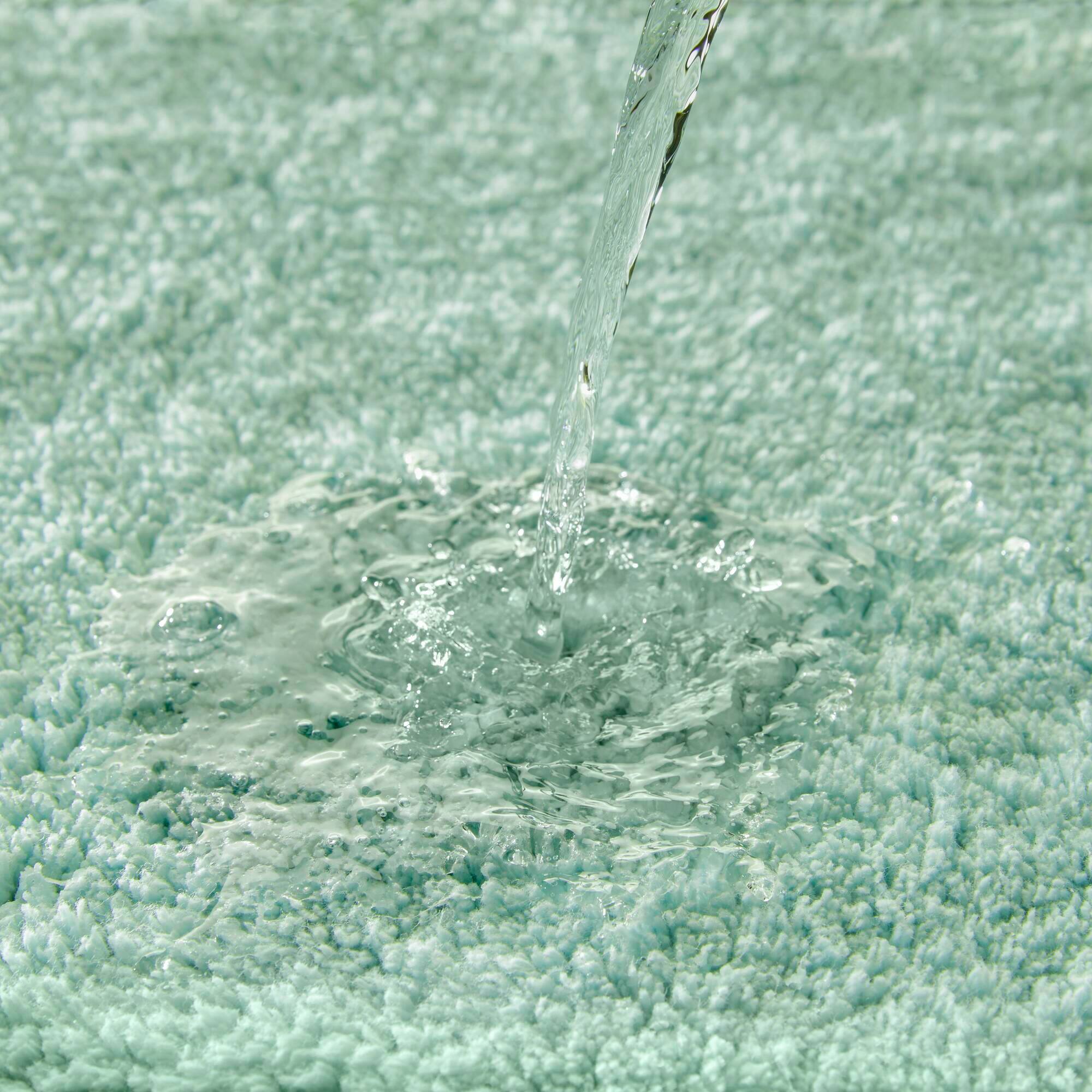 Alt View 2. APRILSOUL - 1 PCS 17x24 100 Cotton Tufted 3000 GSM Reversible Bath Rug Green - Green.