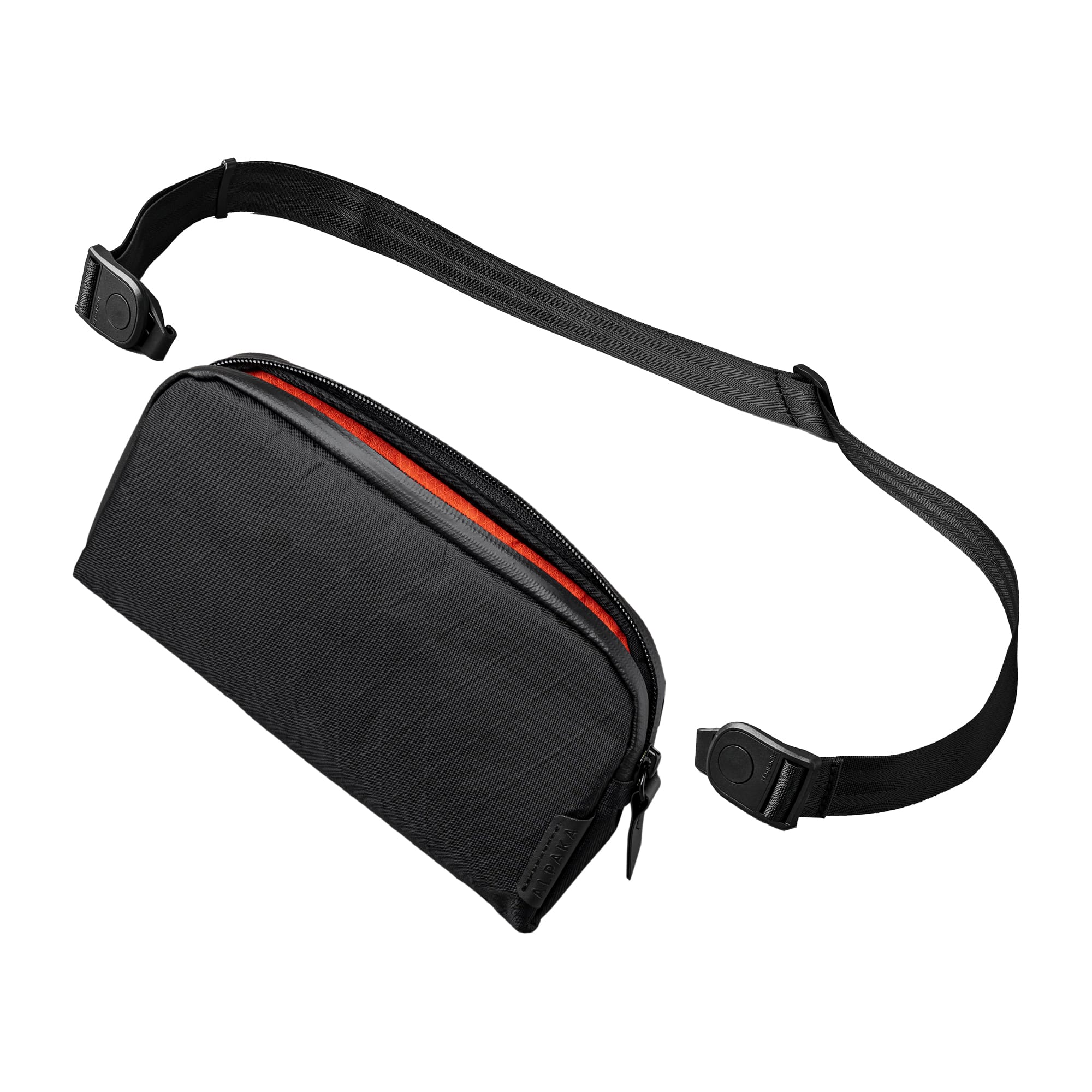 ALPAKA - Flight Pouch Passport Holder for Travel, Passport Wallet for Men, Phone Crossbody Bag - Black X-Pac VX42
