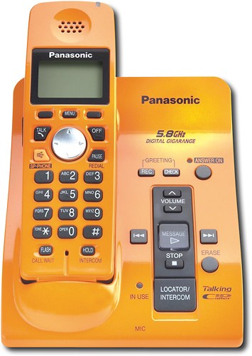 Best Buy: Panasonic 5.8GHz Expandable Cordless Phone with Digital 