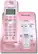 Front Standard. Panasonic - 5.8GHz Expandable Cordless Phone with Digital Answering System - Pearl Pink.