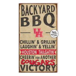 Jardine - Houston Cougars 11'' x 20'' Indoor/Outdoor BBQ Sign - Brown