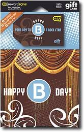Front Large. Best Buy GC - $15 Birthday Gift Card.