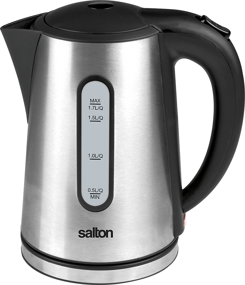 Salton Stainless Steel 7-Cup Cordless Electric Kettle in the Water