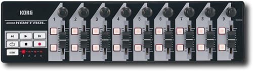 Front Standard. Korg - Studio Kontroller USB MIDI Controller - Black.