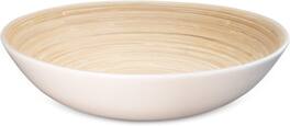 Lexa - Bamboo Salad Bowl, 14 Inch - White