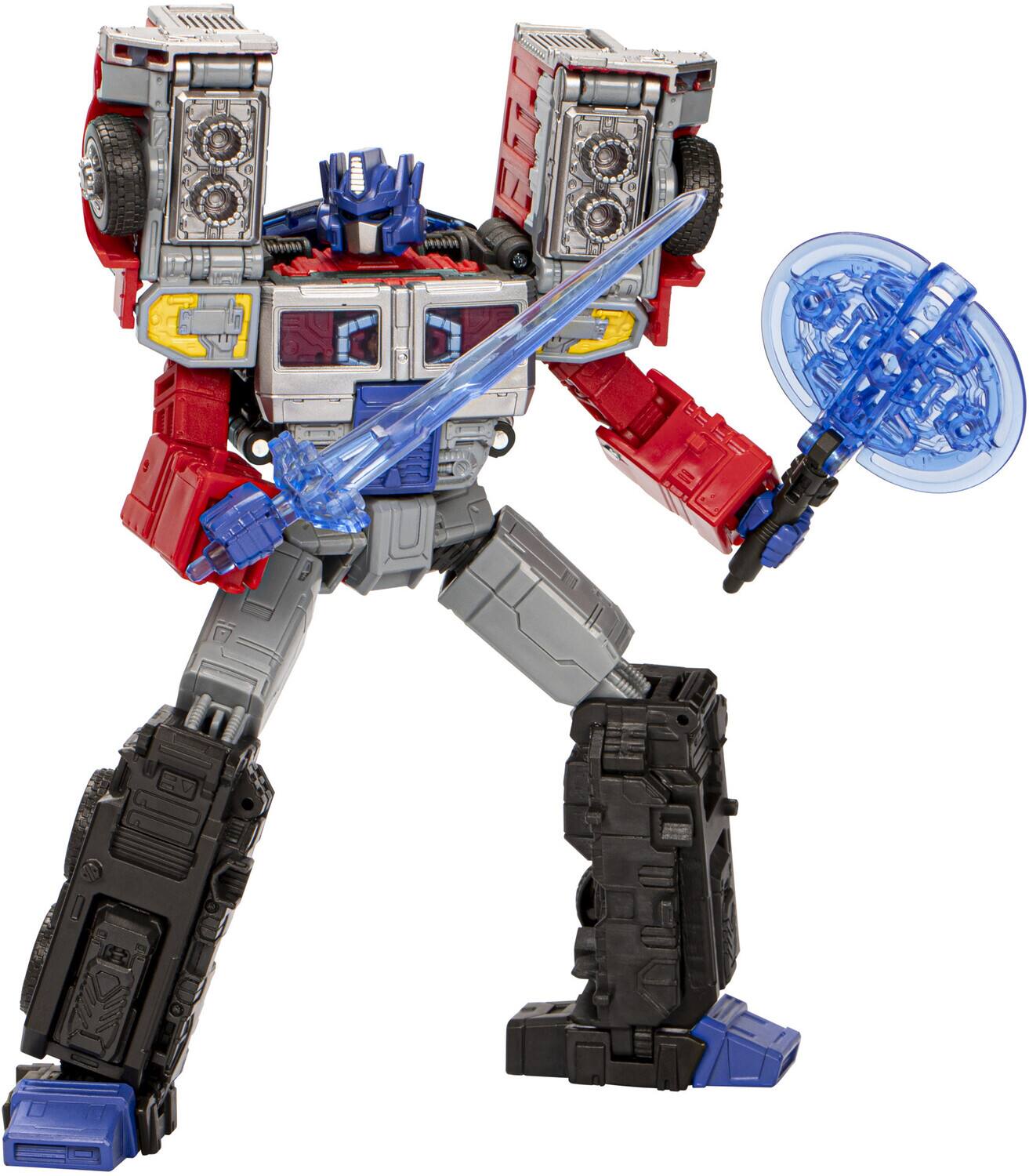Alt View 1. Hasbro - Hasbro Collectibles - Transformers Legacy United Leader Class G2 Universe Laser Optimus Prime   - Collectibles - Multicolor.