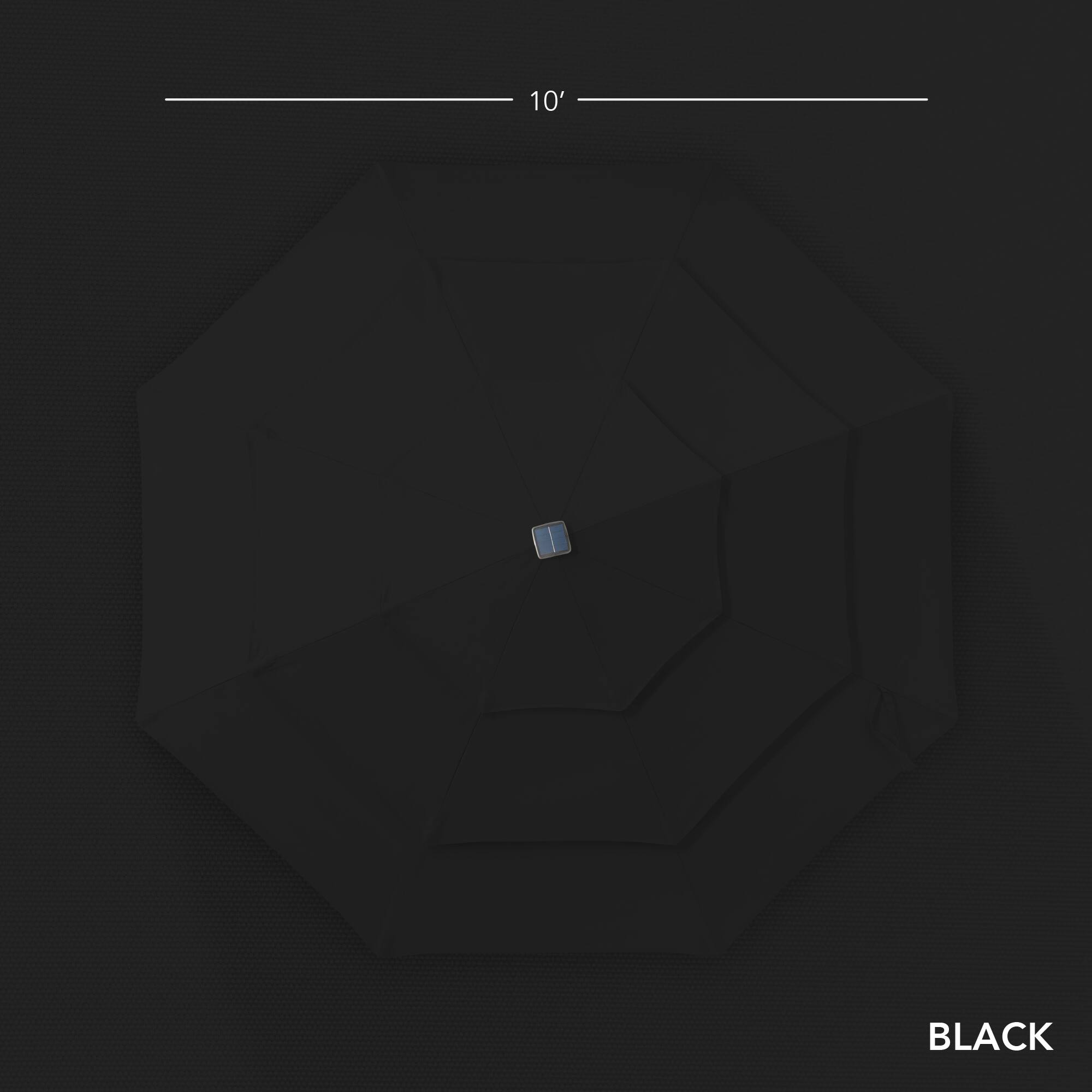 The text on the image is "10' BLACK".