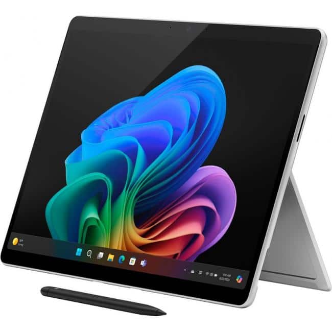 Alt View 6. Microsoft - Microsoft Surface Pro Copilot+ PC Touchscreen 13" LCD Snapdragon X Plus Processor 16GB RAM 256GB SSD (11th Edition) Plat - Platinum.