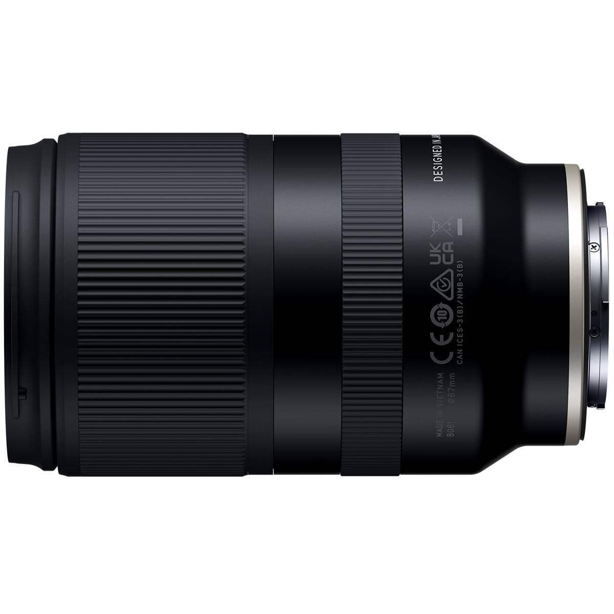 DESIGNED IN UK  
CANON ICES-3(B)/NMB-3(B)  
MADE IN VIETNAM  
67mm  
908