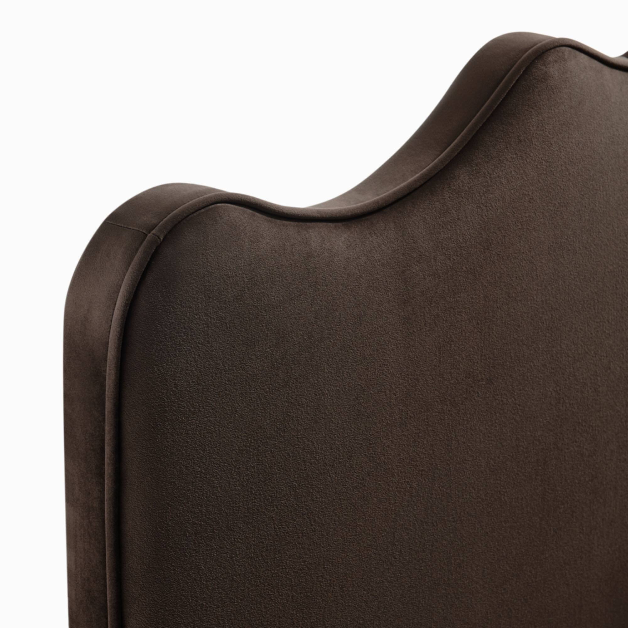Alt View 4. Modway - Athena Upholstered Headboard by Modway - Chocolate Brown.