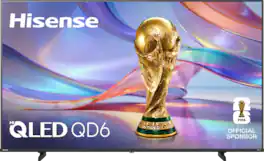 Hisense - 65" Class QD6 Hi-QLED Series 4K UHD Smart Roku TV (2026)