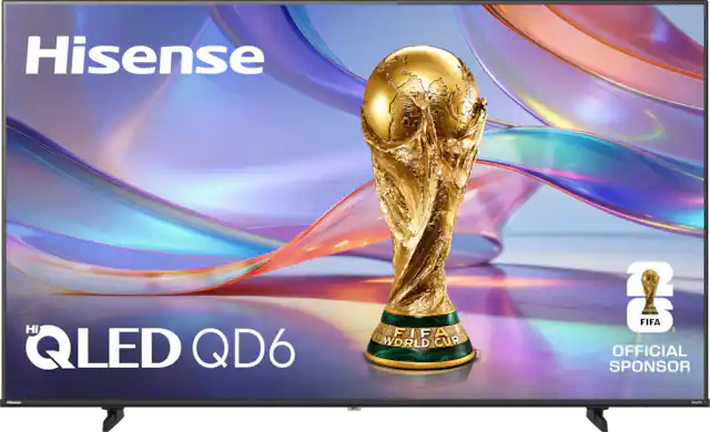 Hisense Hi QLED QD6
FIFA WORLD CUP
OFFICIAL SPONSOR