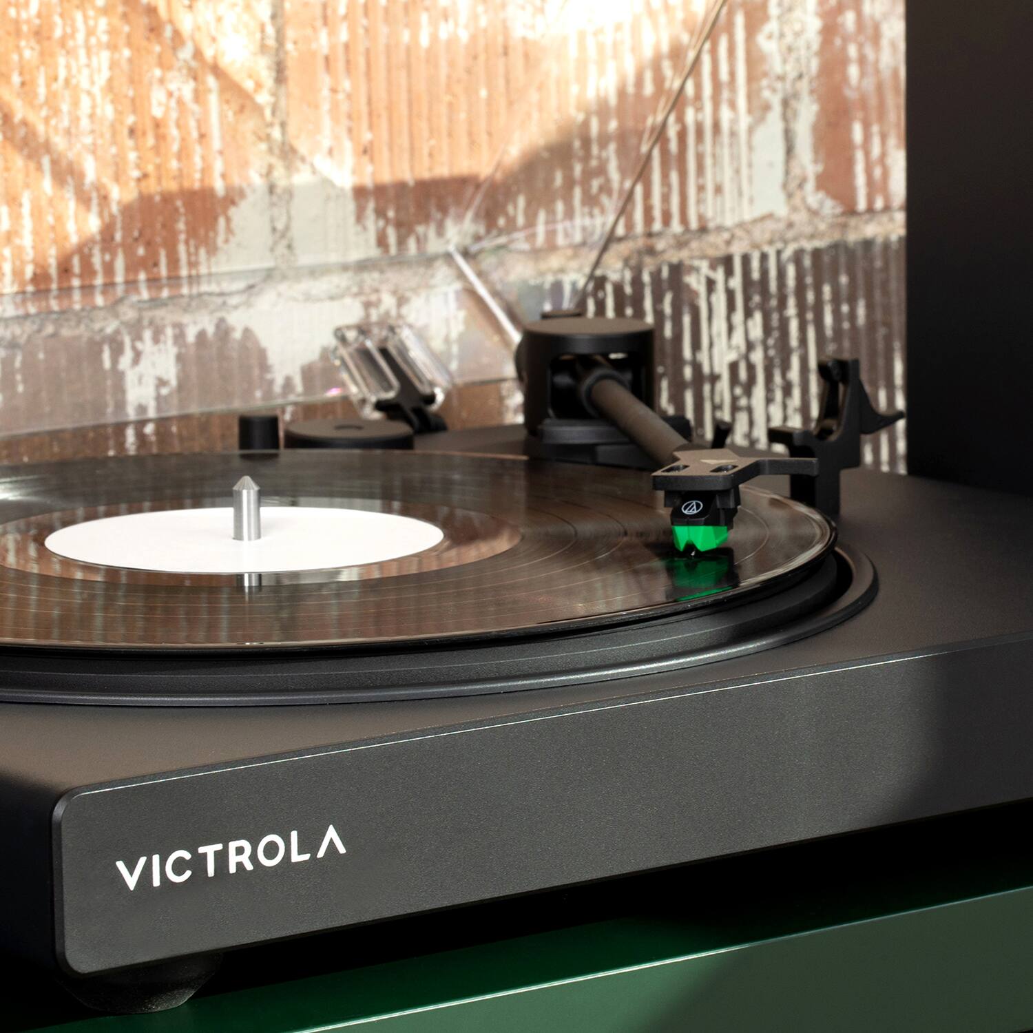 Alt View 15. Victrola - Victrola Wave Bluetooth Turntable with Auracast - Black.