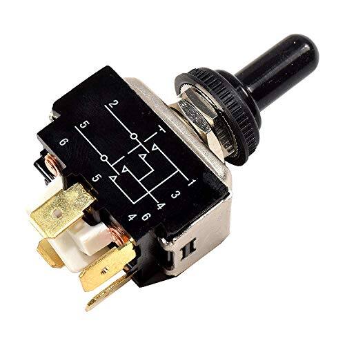Alt View 2. HQRP - Momentary Toggle Switch for Husky Brute Electric Trailer Tongue Jack Models HT87452 HB3000 HB4500 - black.