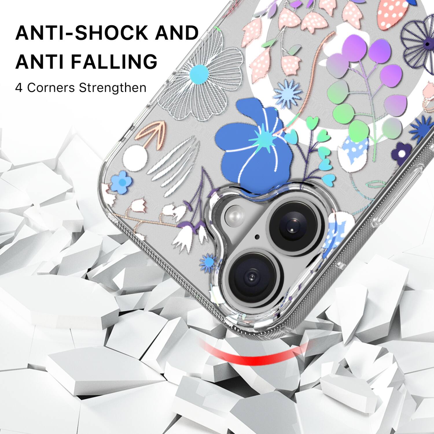 ANTI-SHOCK AND ANTI FALLING  
4 Corners Strengthen