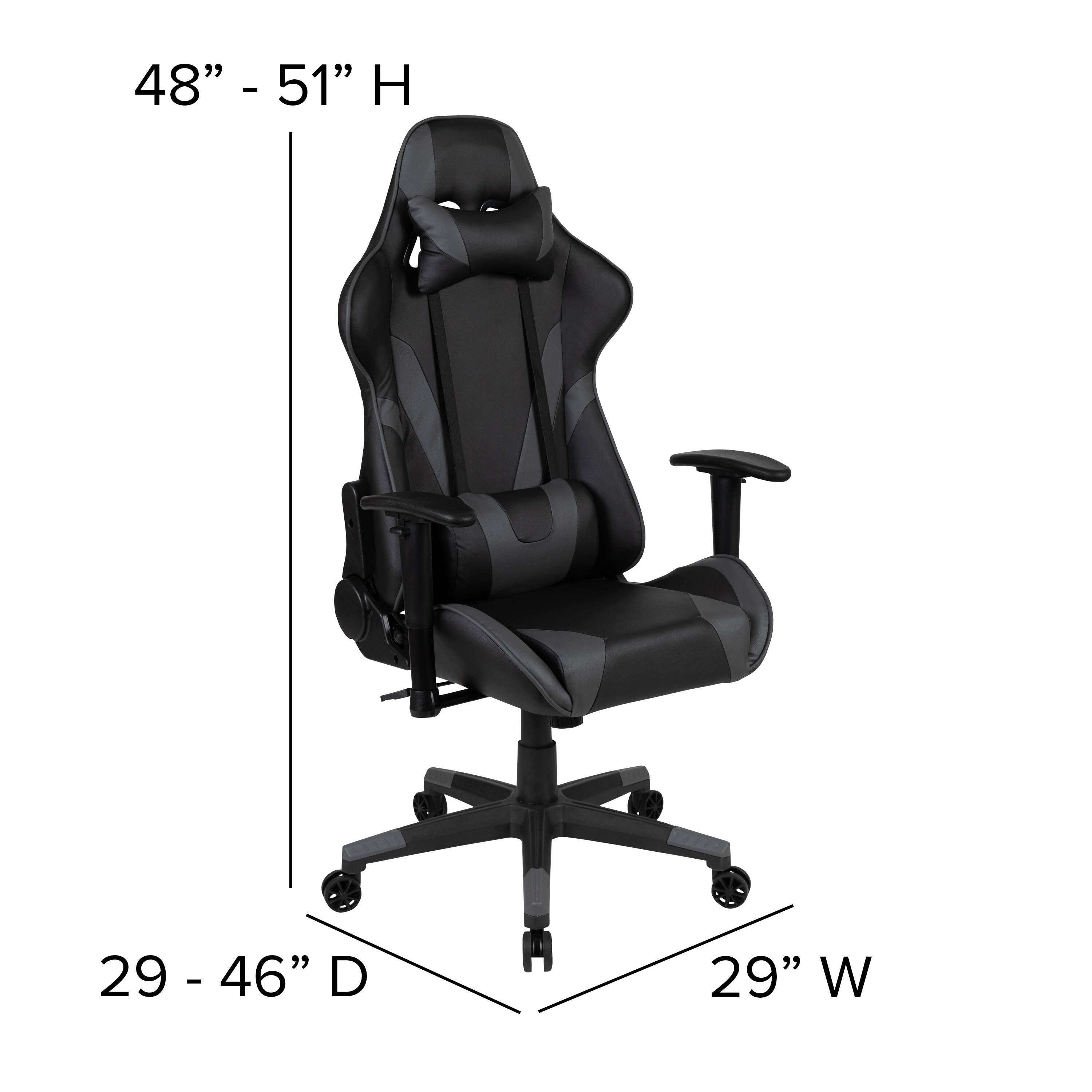 48" - 51" H  
29 - 46" D  
29" W