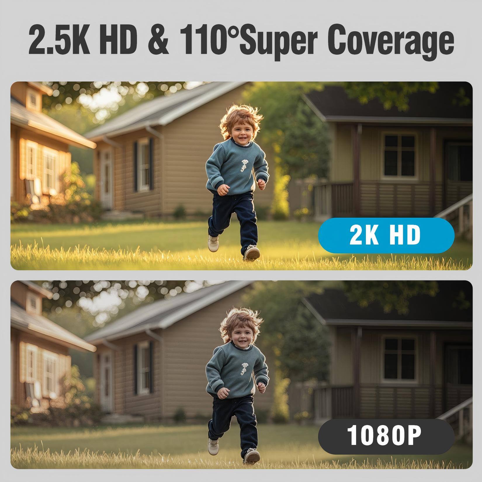 2.5K HD & 110° Super Coverage

2K HD

1080P