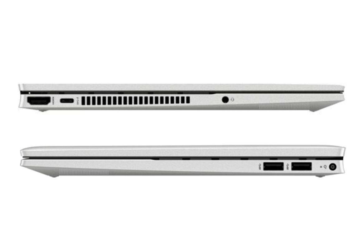 Alt View 5. HP - Pavilion x360 14 Pavilion x360 Convertible 2-in-1 Laptop 14.0 HD Display (i3-1125G4, 8GB, Win 11 Home) - Natural Silver.