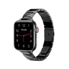 Waloo - Two Tone Metal Band For Apple Watch - Black