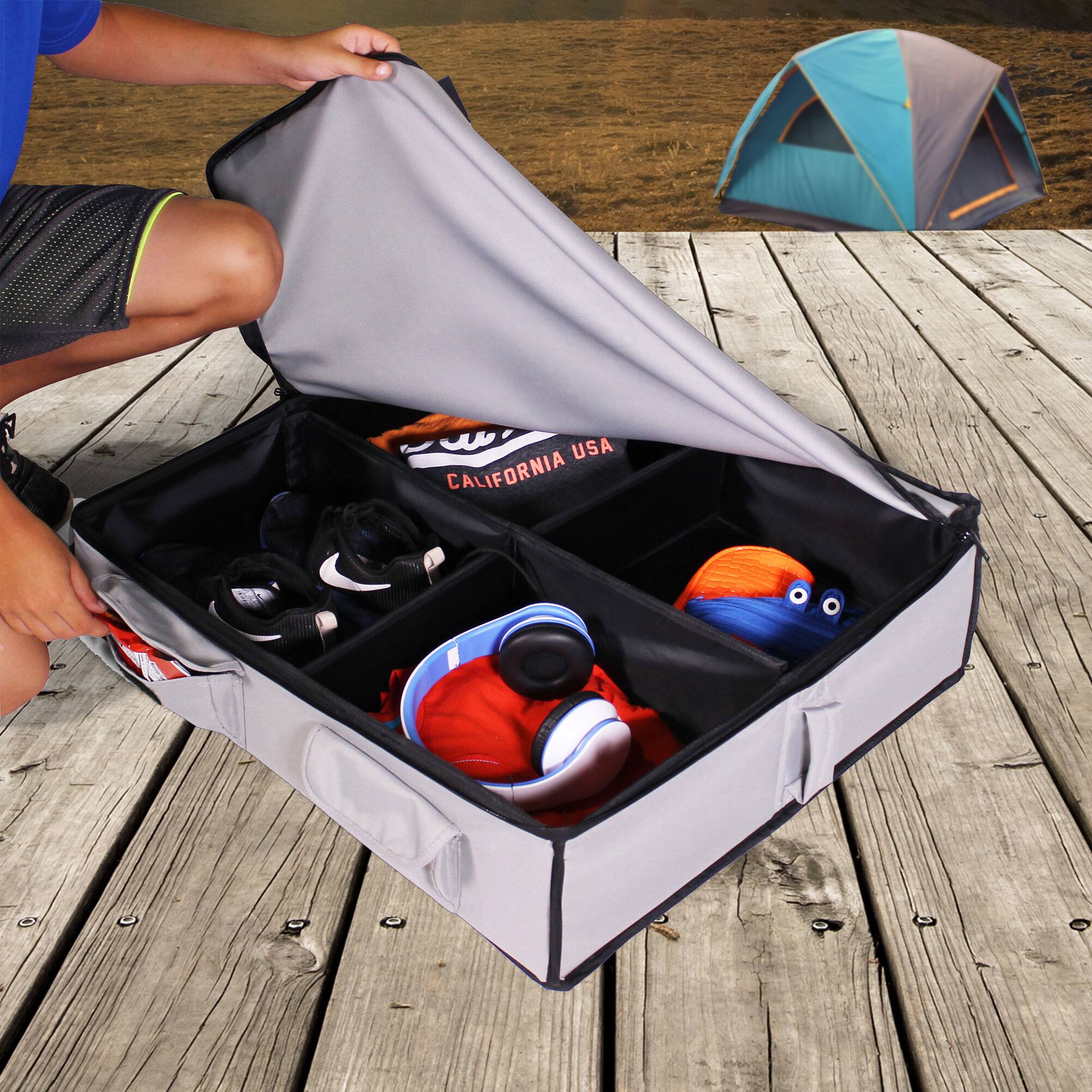 Disc O Bed Kid O Bunk Footlocker, Under Bed Organizer, Compact