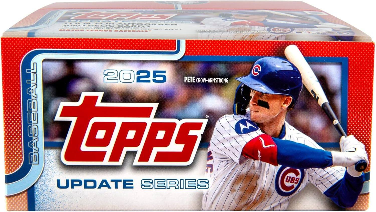 2025 Topps Update Series Baseball

Look for autograph and Andrelic .2EE cards.

Pete Crow-Armstrong

Major League Baseball
