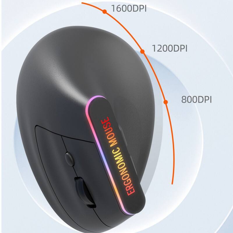 1600DPI, 1200DPI, 800DPI, ERGONOMIC MOUSE