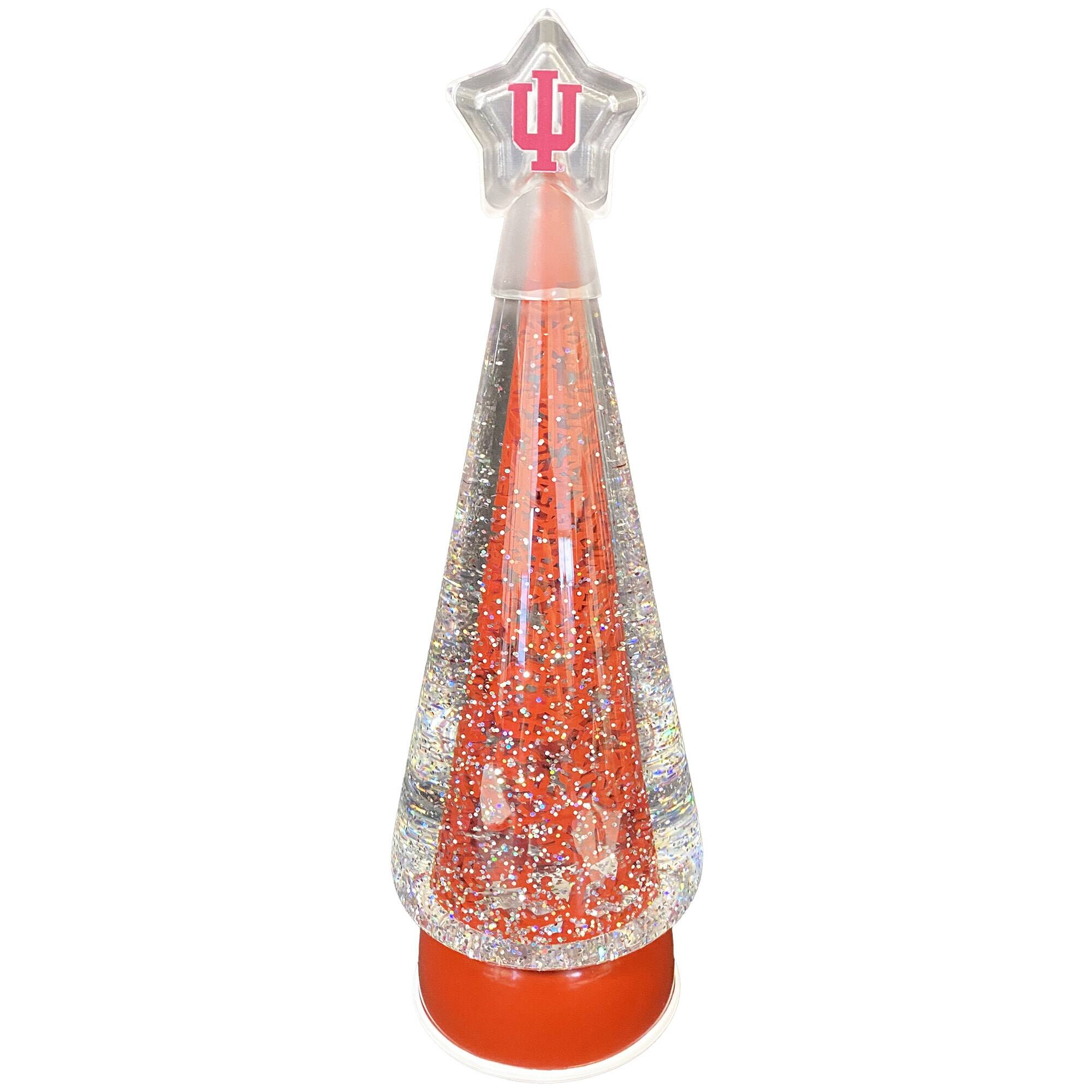 Alt View 1. Santa's Workshop - Indiana Hoosiers 12" Tree Globe - Red.