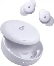 Front. Soundcore - by Anker Sleep A30 Special Sleep Bluetooth In-Ear Earbuds Fall Asleep with Calm Soundscapes and Smart Noise Cancelling - Mist Lilac.