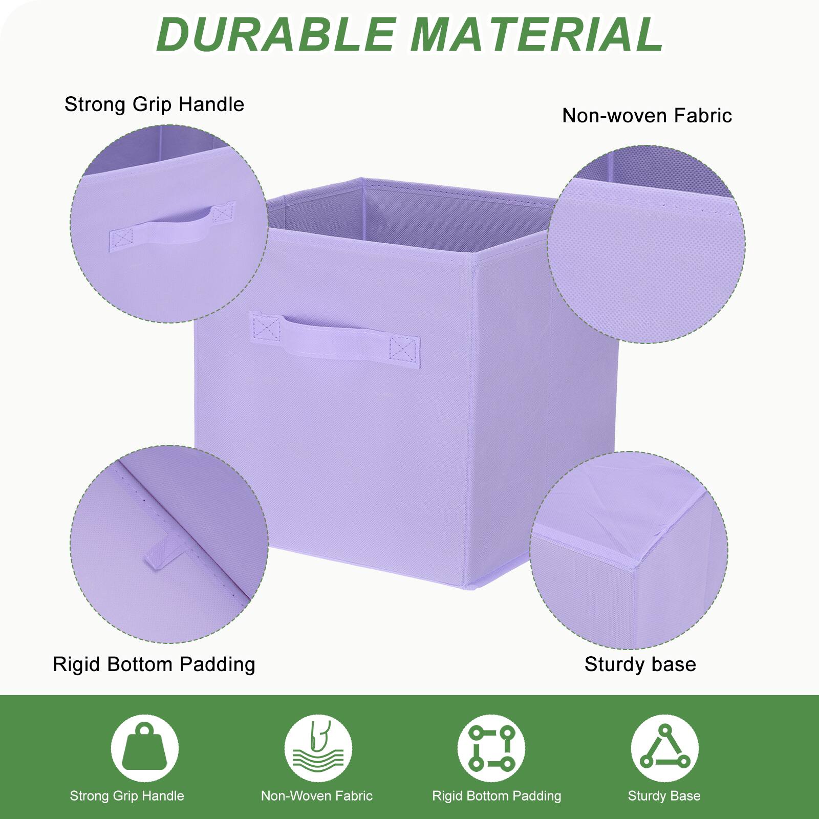 DURABLE MATERIAL

- Strong Grip Handle
- Non-woven Fabric
- Rigid Bottom Padding
- Sturdy Base