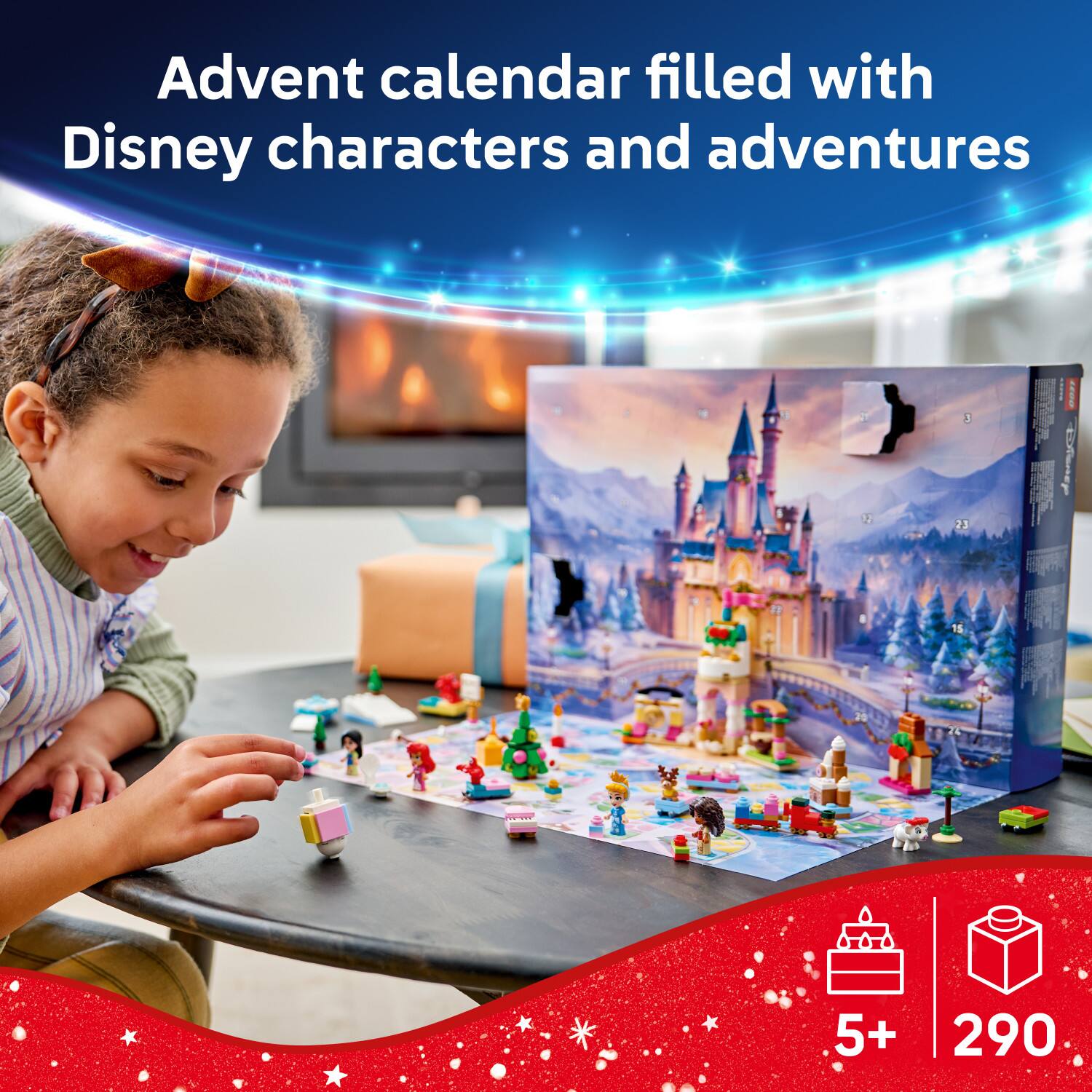 Advent calendar filled with Disney characters and adventures

5+
290