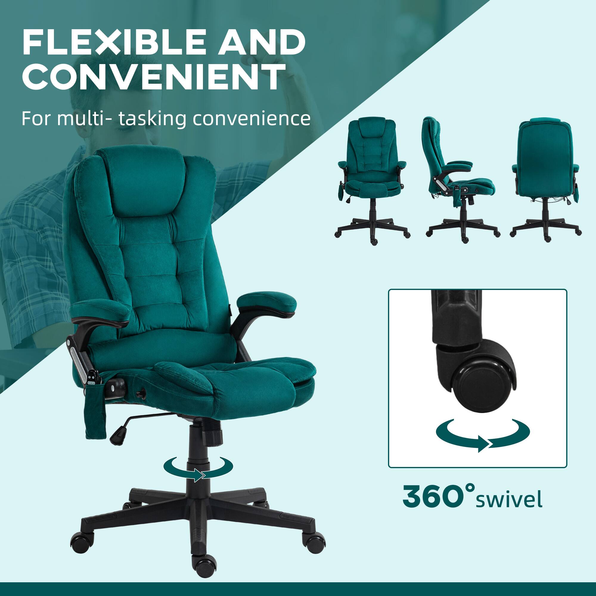 FLEXIBLE AND CONVENIENT
360° swivel
For multi-tasking convenience
